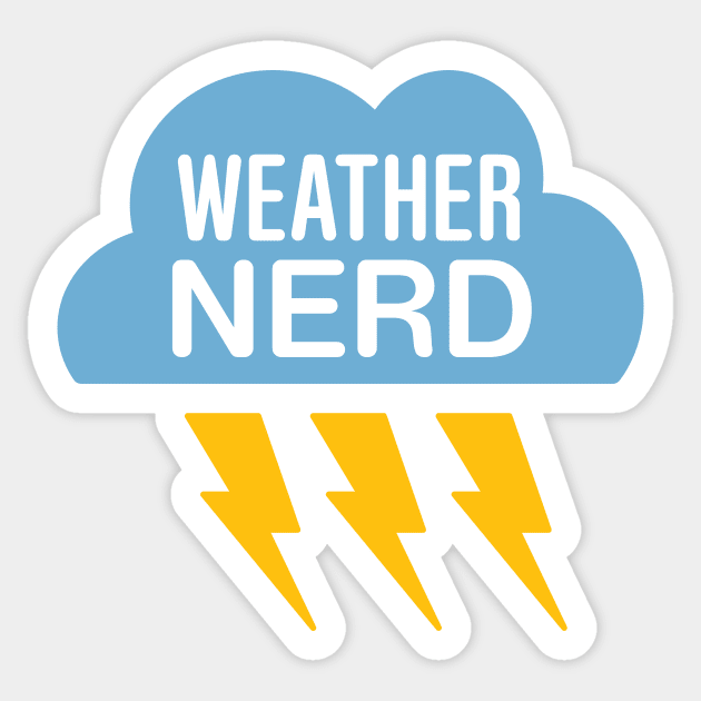 Weather Nerd Sticker by oddmatter